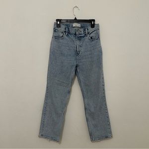Abercrombie The Dad High Rise 27xs Light Wash Jean